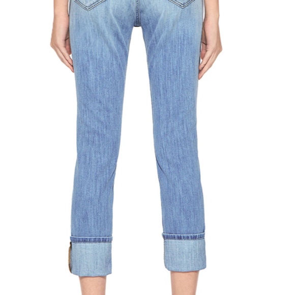 IRO Ripped Boyfriend Jeans in Bleached Blue - Picture 3 of 4